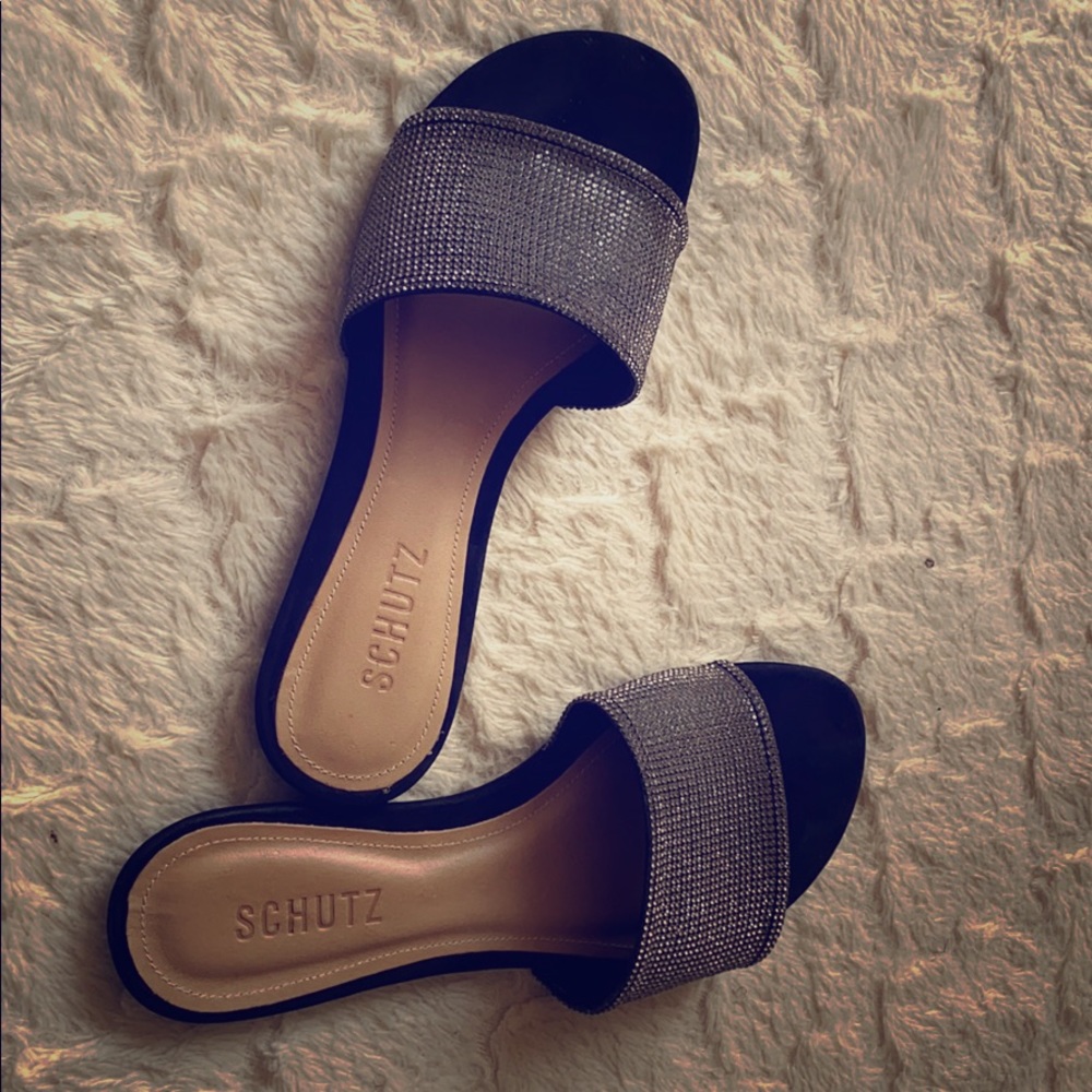 Schutz Diamond Sandals